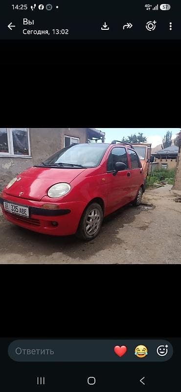 абди газ: Daewoo Matiz: 2000 г., 0.8 л, Механика, Бензин, Хэтчбэк — 2
