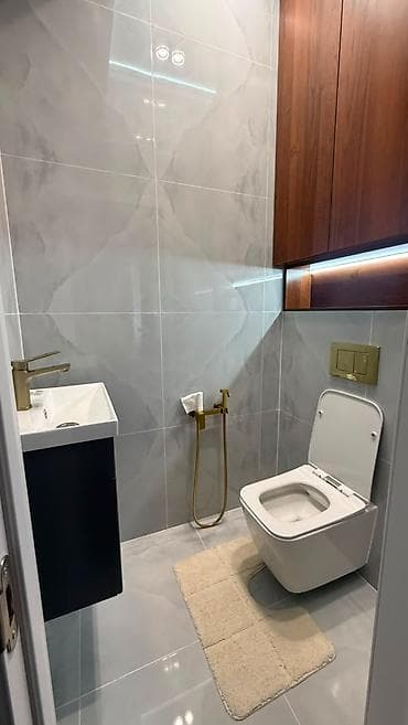 Квартиры: 3 комнаты, 73 м², Асанбай мкр Элитка, 7 этаж, Дизайнерский ремонт — 3