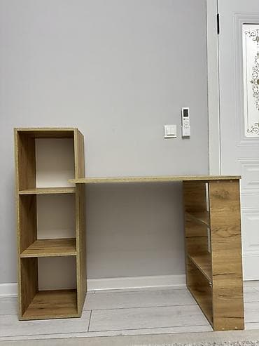 Компьютерный стол, Новый, С полками