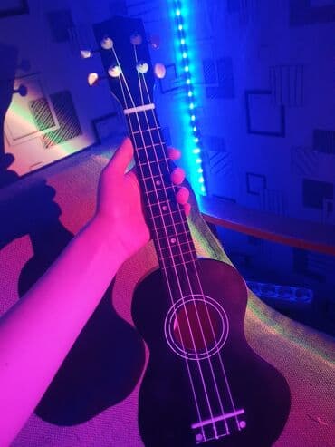 фагот музыкальный инструмент: Укулеле сопрано, классическая форма, цвет — матовый черный.В отличном — 1