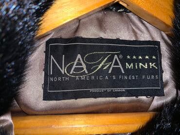 с мехом чернобурка с: Шуба, Норка, По колено, США, Трансформер, M, L — 3