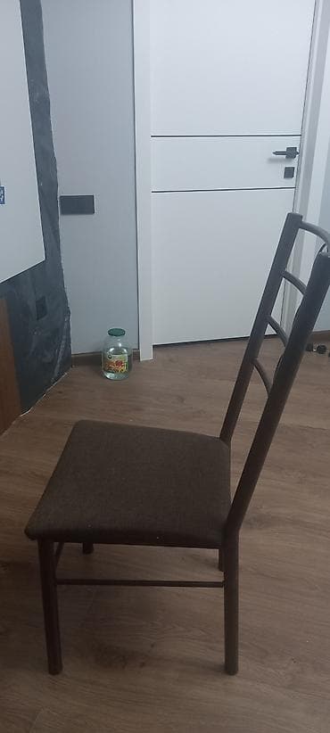 попи: Стул для кухни, Железо, цвет - Коричневый — 2