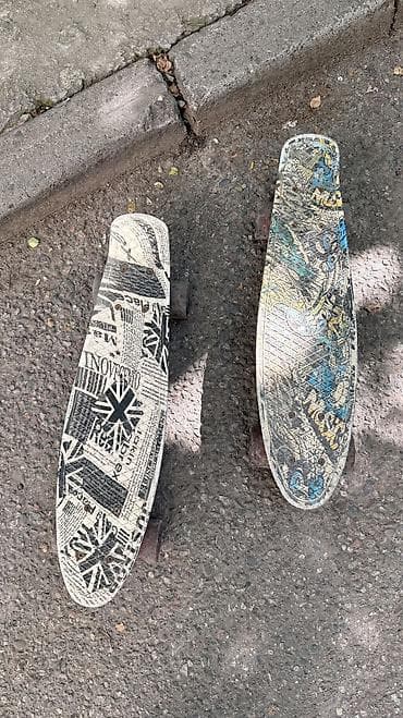 tech deck: Детский скейт, Пенниборд, Б/у — 2