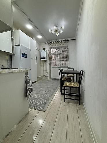 7 микро район на длитилный срок: 1 комната, Собственник, Без подселения, С мебелью полностью — 4