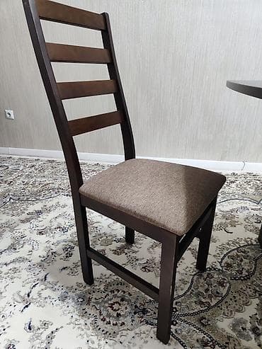 Стол и стул для зала, цвет - Коричневый — 4