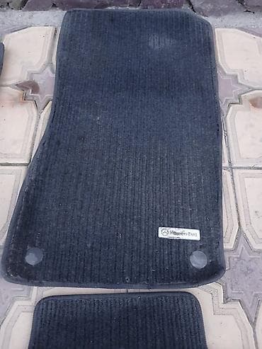 коврики на мерс: Родные Ворсовые Полики Для салона Mercedes-Benz, цвет - Серый — 2