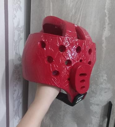 тхэквондо: Шлем для тхэквондо Mooto, красный размер М. 
В отличном состоянии — 4