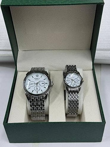 золотой трос: Парные наручные часы ROSRA Quartz в подарочной коробке. - Комплект из — 1