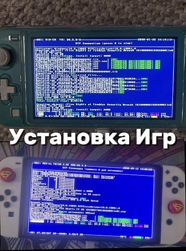Услуга: установка игр на портативные консоли Nintendo Switch/Switch