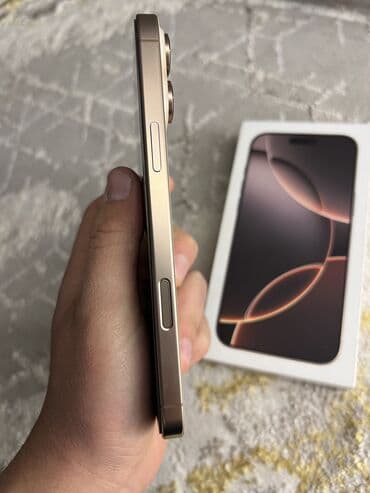 айфон 16 про макс 512 гб цена в бишкеке: IPhone 16 Pro Max, Б/у, 256 ГБ, Desert Titanium, Зарядное устройство, Защитное стекло, Чехол — 2