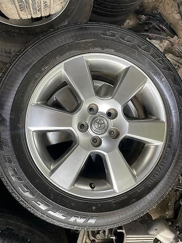Колеса в сборе 225 / 65 / R 17, Всесезонная, Б/у, Комплект, Внедорожные (АТ/МТ), Литые, отверстий - 5