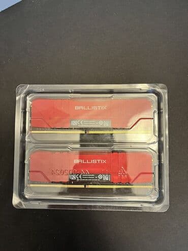 Оперативная память (RAM): Оперативная память, Б/у, Crucial, 16 ГБ, DDR4, 3600 МГц, Для ПК — 1