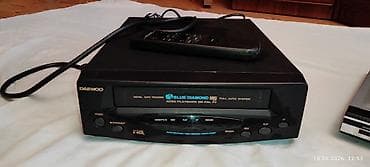 mac: Видеотехника: VHS‑видеомагнитофон- 500 сом Daewoo и DVD‑проигрыватель — 1