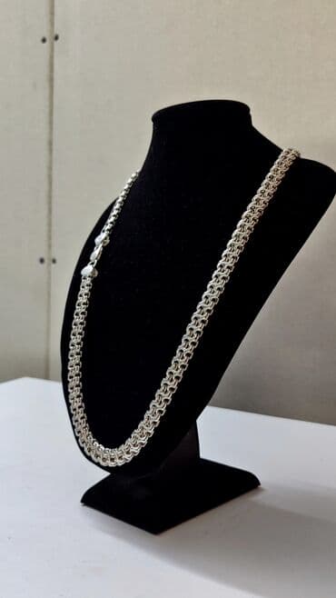 свадебные платья от производителя: Цепь "Гермес" Серебро 925 проба Вес 75 грамм Длина 65 см Ширина 10 мм — 7