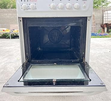 газовая плита 3 конфорки с духовкой ссср: Газовая, Механическое, Напольная, Б/у — 2