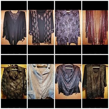 женские блузки туники: Блузки, туники, двойки, кофточки разные на любой вкус и цвет. б/у — 1