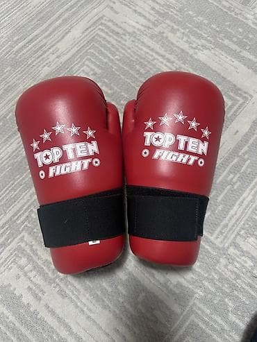 Боксерские перчатки Top Ten Fight, красные. - Бренд/серия: Top Ten