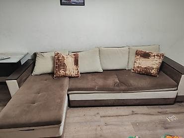 sofa bed: Модульный диван, Б/у — 2