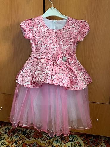 Платья: Детское платье, цвет - Зеленый, Новый — 4