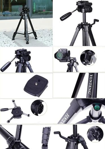 штатив для телефона: Штатив Yunteng VCT-668 для фотоаппарата или видеокамеры доступен в — 5