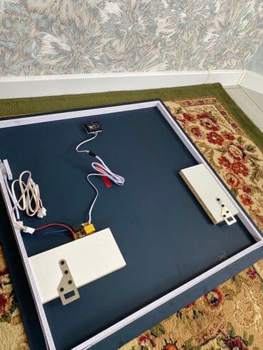 фонарь прожектор: Продаю Зеркало с подсветкой, 70/70, всего за 3500 сом — 4