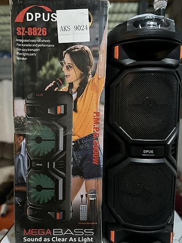 DJ-контроллеры: Портативная акустическая система DPUS SZ-8826 - Мощный звук MEGA — 1