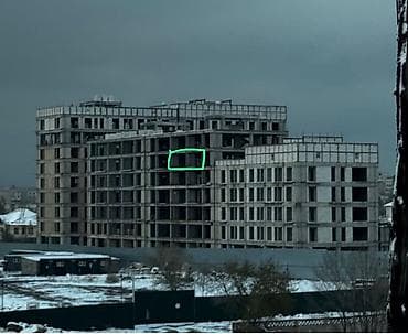 flat osh: 1 комната, 40 м², 6 этаж, Готовая ПСО (под самоотделку) — 2