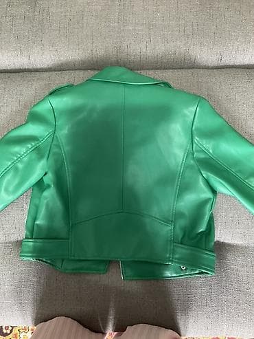 Женская одежда: Кожаная куртка, Косуха, Экокожа, Укороченная модель, XS — 4