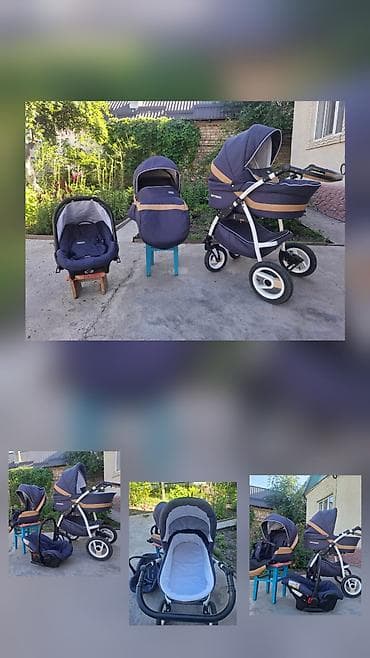 Коляска 3 в 1 OPTIMA VERDI Комплектация: - прогулочный блок с