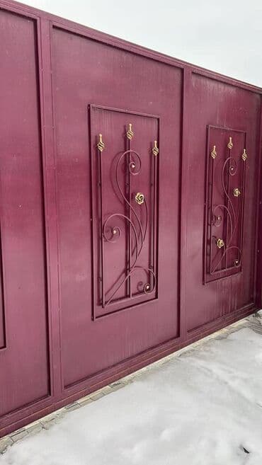 ворота рольставни: Распашные ворота от производителя. Изготавливаем надежные — 15