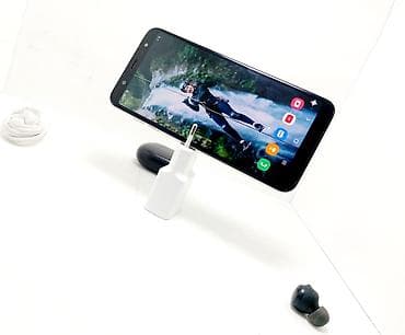 Samsung Galaxy A6 Plus, Б/у, 32 ГБ, цвет - Серебристый, 1 SIM, 2 SIM
