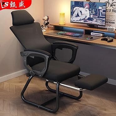 кресло биг бен: Офисное кресло, Без колесиков, цвет - Черный — 2