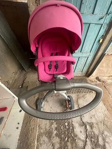 универсальные коляски stokke xplory: Коляска, Stokke, цвет - Розовый, Б/у, Самовывоз, Платная доставка — 3