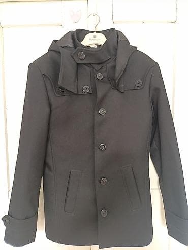 Пальто: Мужское демисезонное пальто черное. Особенности: - Два варианта — 2