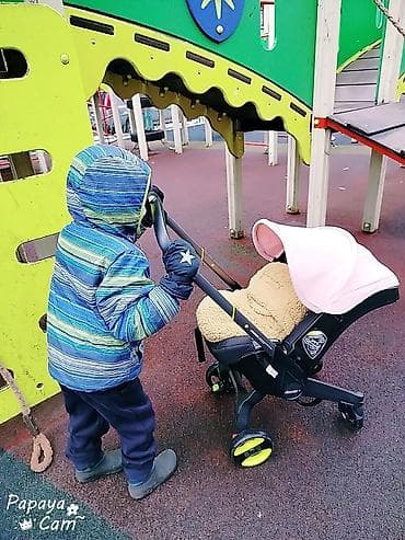 Коляска, цвет - Черный, Б/у at lalafo.kg Коляска, цвет - Черный, Б/у