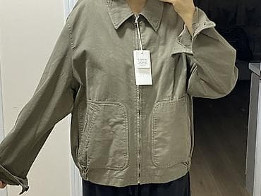 бомбер zara: Бомбер, Осень-весна, Оверсайз, L — 3