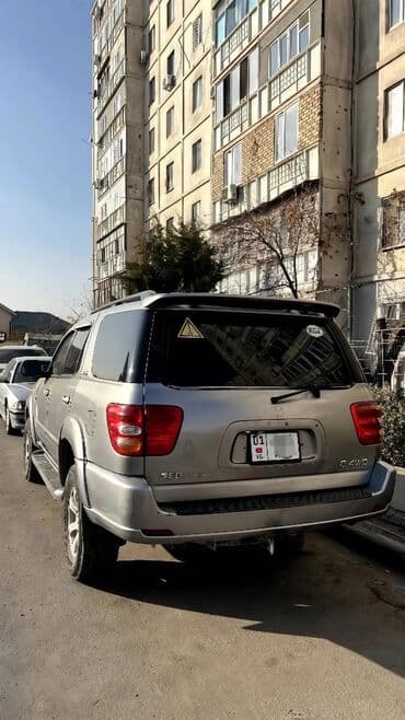 срочно продаю в связи с переездом: Toyota Sequoia: 2001 г., 4.7 л, Автомат, Бензин, Жол тандабас — 7