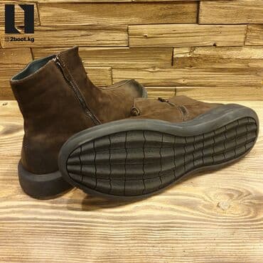 сапоги зимние женские натуральная кожа натуральный мех распродажа: Ботинки мужские демисезонные еврозима, натуральная кожа "нубук" — 3