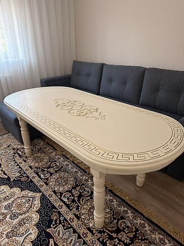 Столы для зала: Стол для зала, Не раскладной, Овальная — 2