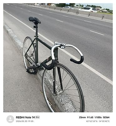 fixed gear: Городской велосипед, Рама M (156 - 178 см), Б/у — 3