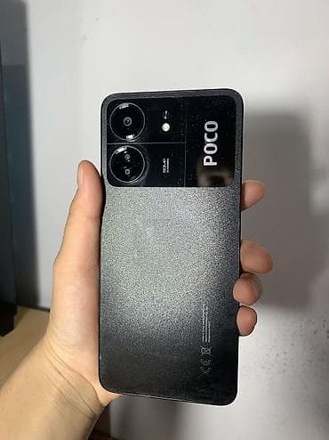 k 30: Poco C65, Б/у, 256 ГБ, цвет - Черный, 2 SIM — 1