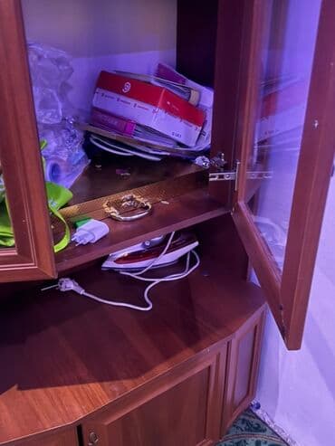 книжные полки реставрация: Буфет, Без мойки, ЛДСП — 4