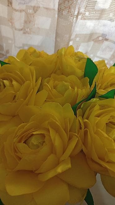 платья мама и дочь: Искусственные цветы в горшочках и букетах (ручная работа) - Материал — 2