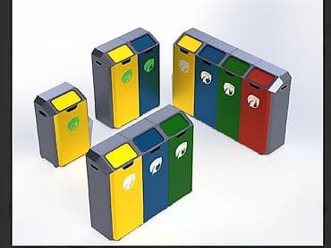 Модульные контейнеры для раздельного сбора отходов Описание: -