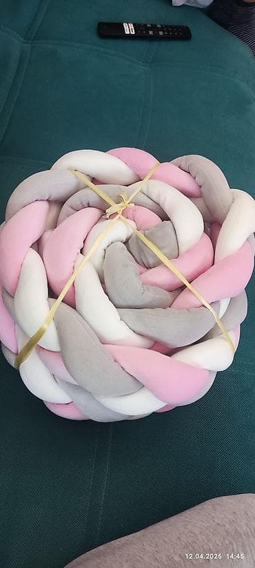 бортики в кроватки с: Бортики для детских кроватей, Новый, цвет - Розовый — 2