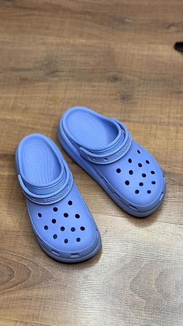 Личные вещи: Сабо, 37, 36, Crocs, Б/у, цвет - Фиолетовый — 1