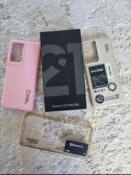 скупка аккумуляторов цена: Samsung Galaxy S21 Ultra 5G, Б/у, 256 ГБ, цвет - Черный, 1 SIM — 3