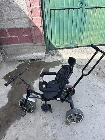 колони: Детский велосипед, 3-колесный, 1 - 3 года, Б/у — 6