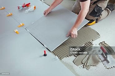 Электриктер: Плиткаларды полго төшөө | Керамогранит плиткасы | Горизонталдуу төшөө 3-5 жылдык тажрыйба — 1