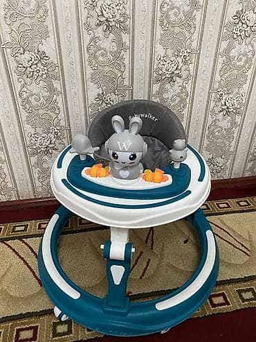 трекинговые брюки: Детские ходунки Babywalker с игровым столиком - Круглая устойчивая — 1